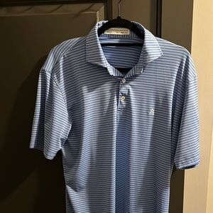Holderness & Bourne Blue Striped Men's Shirt